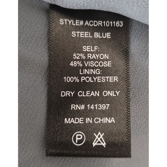 ASTR The Label Toledo Gray Satin Ruched Halter Maxi Dress Womens Sz Large NEW - Picture 12 of 13